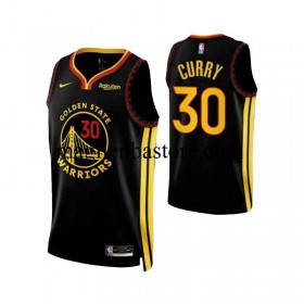 Maglia NBA Golden State Warriors Stephen Curry 30 Nike 2023-2024 Nero Swingman - Uomo